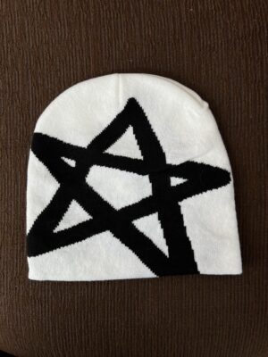 Beanie Star White