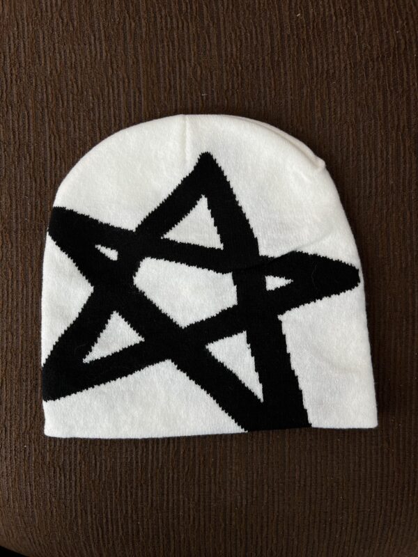 Beanie Star White