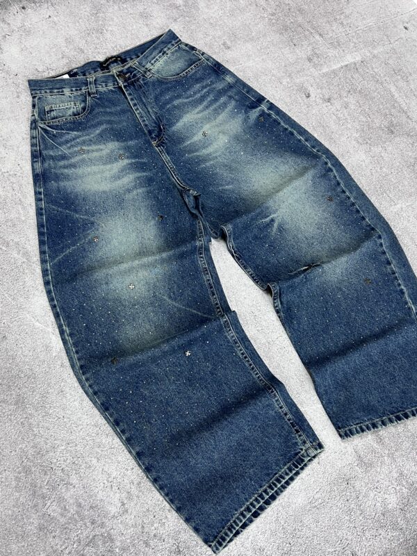 Jean Baggy Stone "Strass"