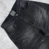 Jean Baggy Black "Strass"