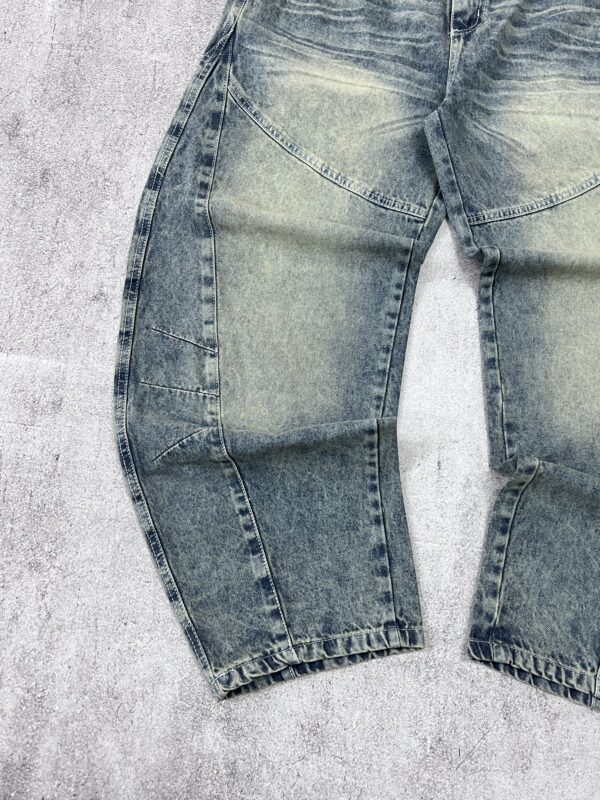 Jean Baggy Stone con recortes