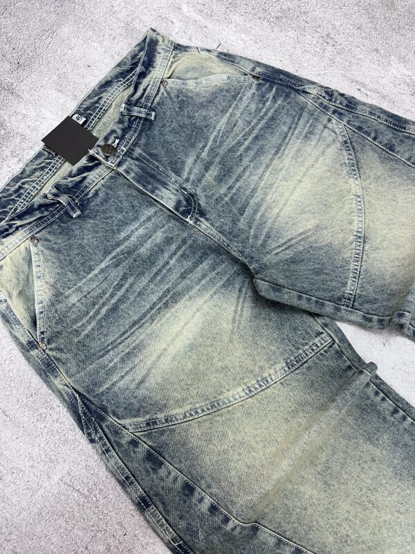 Jean Baggy Stone con recortes