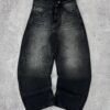 Jean Baggy Black "Skull"