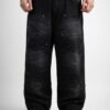 Jean Baggy Black "Strass"